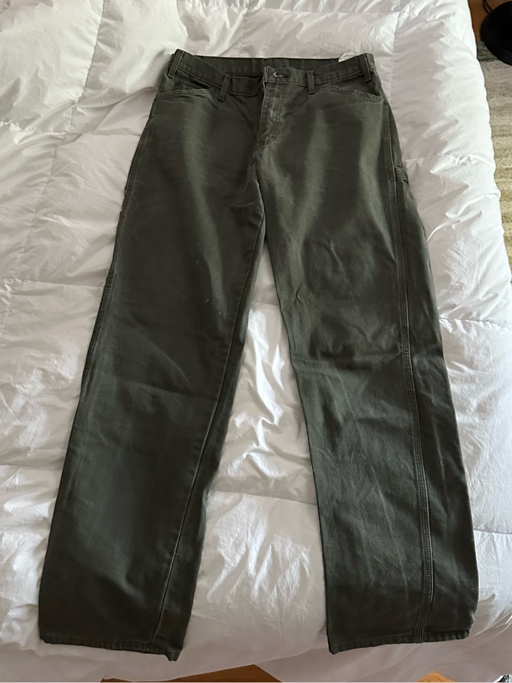 Dickies Olive Cargo Work Pants